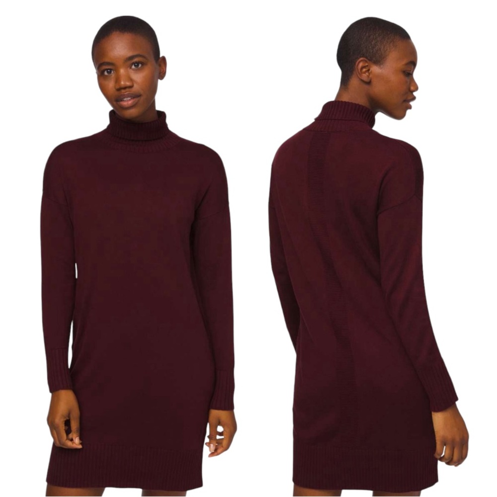 LULULEMON Softer Still Dress Garnet Size 8